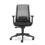 Ergonomic chairs - Office chair, upholstered back with mesh without elastic properties, SYS synchronous mechanism, height-adjustable lumbar support