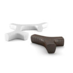 Indoor bench - A modular bench designed for large indoor and outdoor spaces.