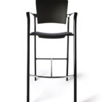 Bar stools - Four-legged steel structure and optional Eina bar stool armrests can be chrome / polished or lacquered.