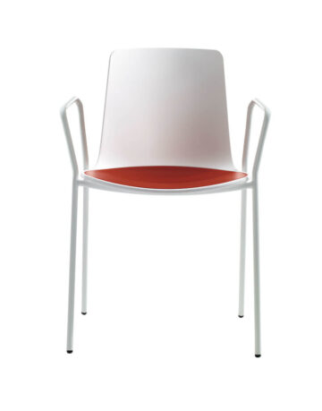 Scaune - Scaunul cu cotiere Lottus, este un scaun cu o structura cu patru picioare