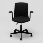 Ergonomic chairs - The Lottus High office chair has a five-star structure