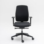Ergonomic chairs - Renya's innovative office chair, thanks to the mechanisms used, offers total support for the lumbar area.