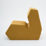 Fluffy armchair - the Shape collection includes a multi-colored range of fluffy backpacks, which gives the relaxation spaces a completely new quality.