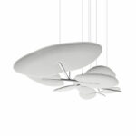 Suspended sound-absorbing panels Botany