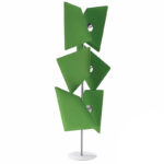 Flap tottem sound-absorbing panels