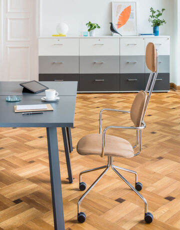 Birourile Ogi ofera multe posibilitati de a crea un spatiu ergonomic.