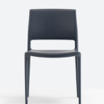 Chair with refined and well-balanced design.