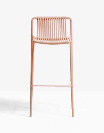 Scaun de bar pentru terasă stivuibil.