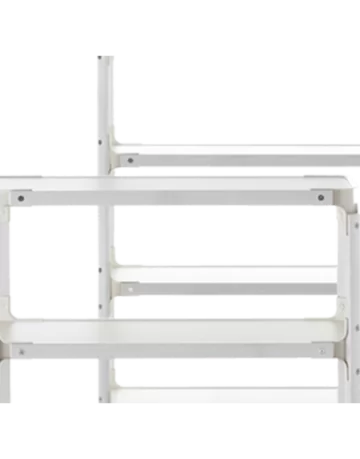 Ssteelwood shelving system - formota fitout