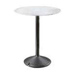 Brut round table, top maded out of marble or HPL - formota fitout