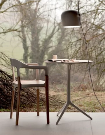 Masa Central cu blat rotund sau rectangular