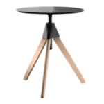 Masa Topsy neagra reglabila pe inaltime