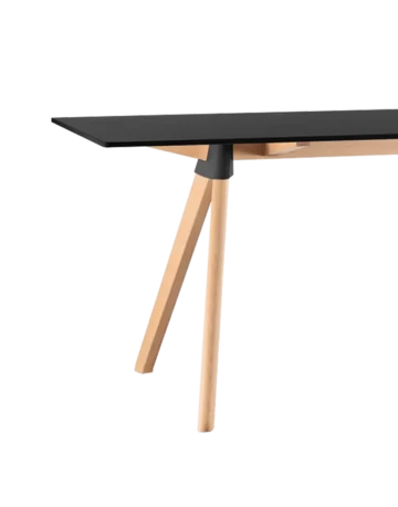 Butch table - Natural beech frame and HPL top - formota fitout
