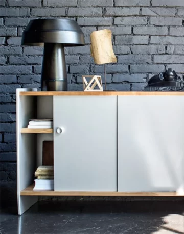 corp de depozitare theca cu usi glisante