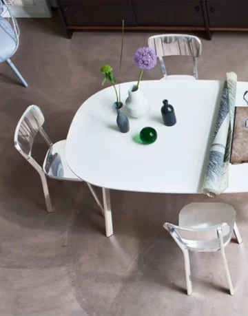 masa deja vu din aluminiu si HPL - formorta fitout